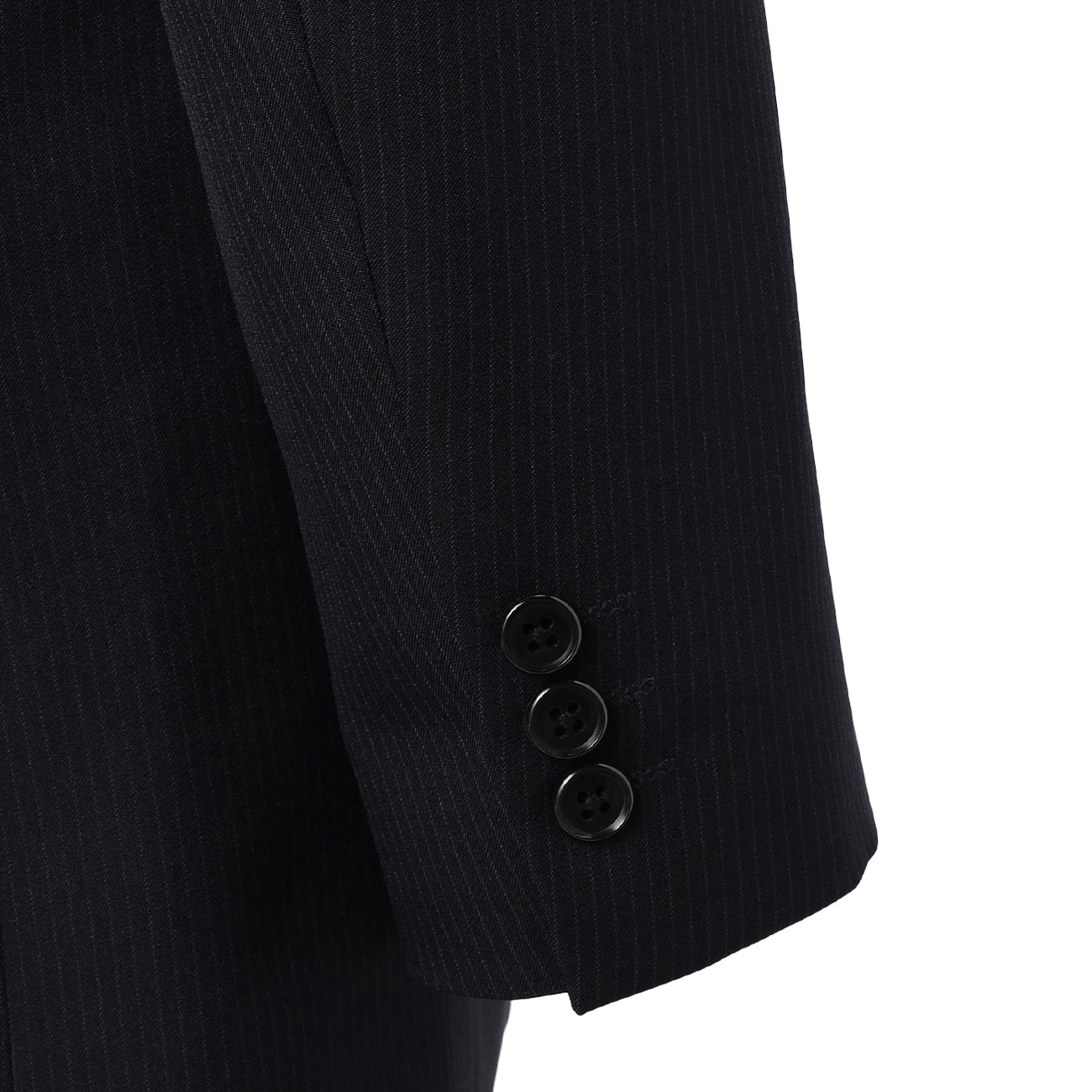 可機洗 Fit Stripe 2-pant Suit -深藍