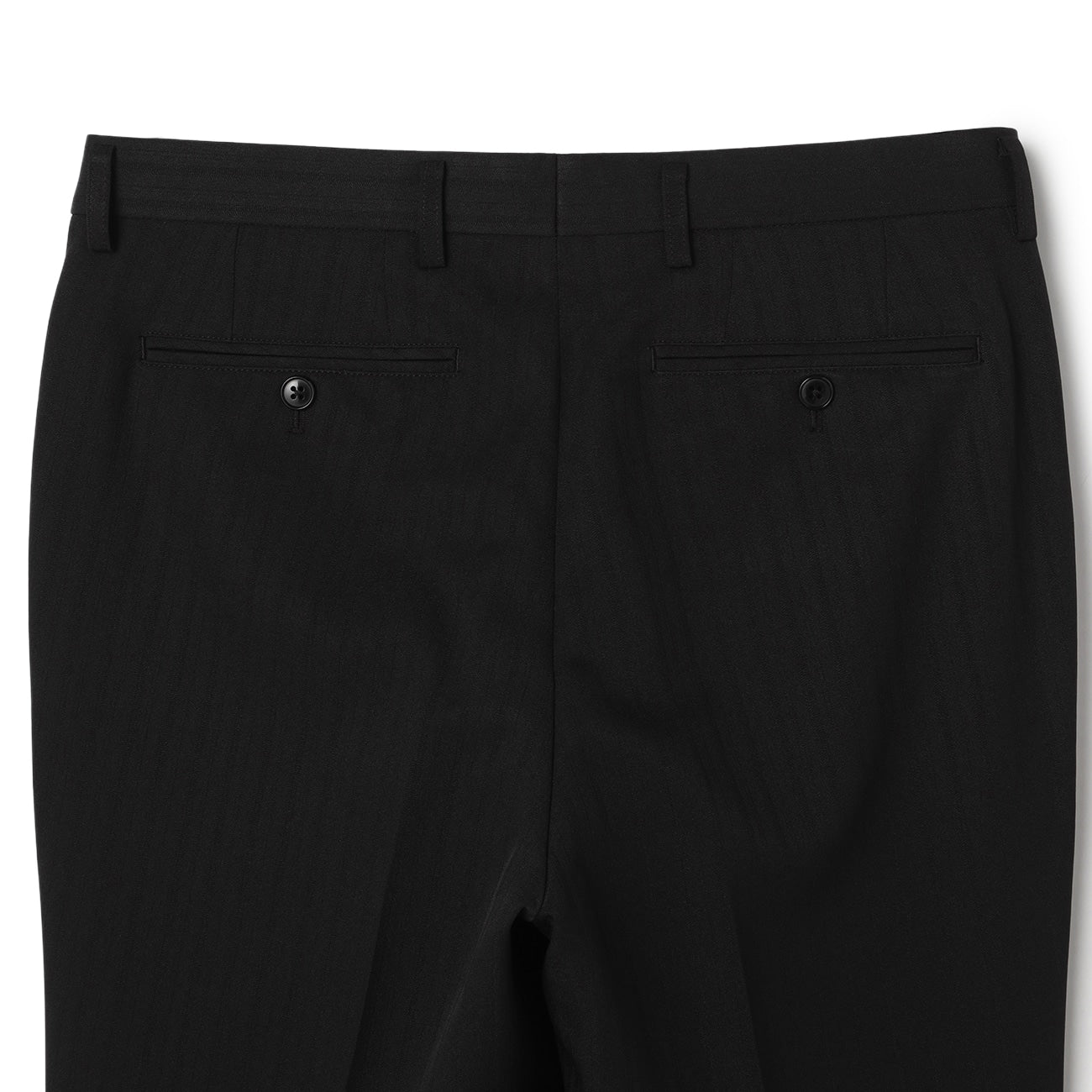 2-Pants可機洗 暗色 條紋套裝 - Black_10