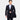 SUPER Aircool Washable Shadow Stripe Slim Fit 2-Pant Suit - Black