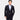 SUPER Aircool Washable Shadow Stripe Slim Fit 2-Pant Suit - Black