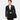 SUPER Aircool Washable Solid Slim Fit 2-Pant Suit - Black
