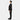 SUPER Aircool Washable Solid Slim Fit 2-Pant Suit - Black