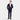 Aircool Washable 2-Pant Slim Fit Suit - Navy_03
