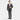 Aircool Washable 2-Pant Houndstooth Slim Fit Suit - Gray_03