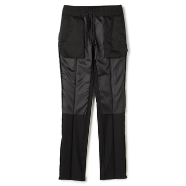 Premium Stretch Shadow Stripe Slim Suit - Black_12