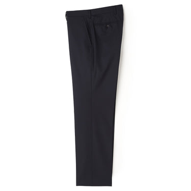 Premium Stretch Shadow Stripe Slim Suit - Navy_10