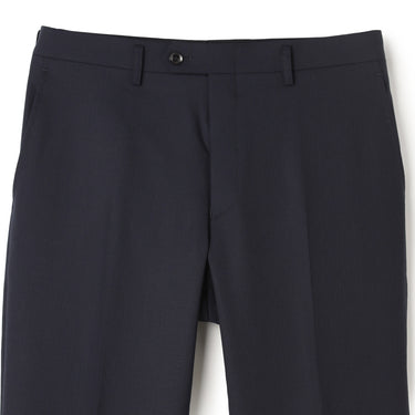 Premium Stretch Shadow Stripe Slim Suit - Navy_11