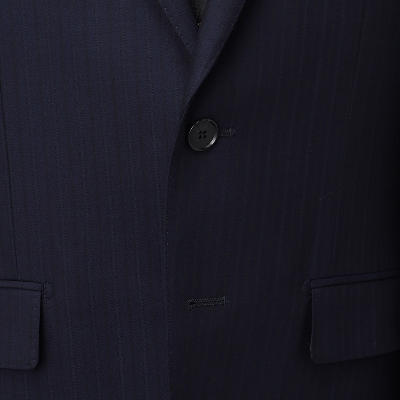 Golden Prestige Line Shadow Stripe Suit - Navy_04