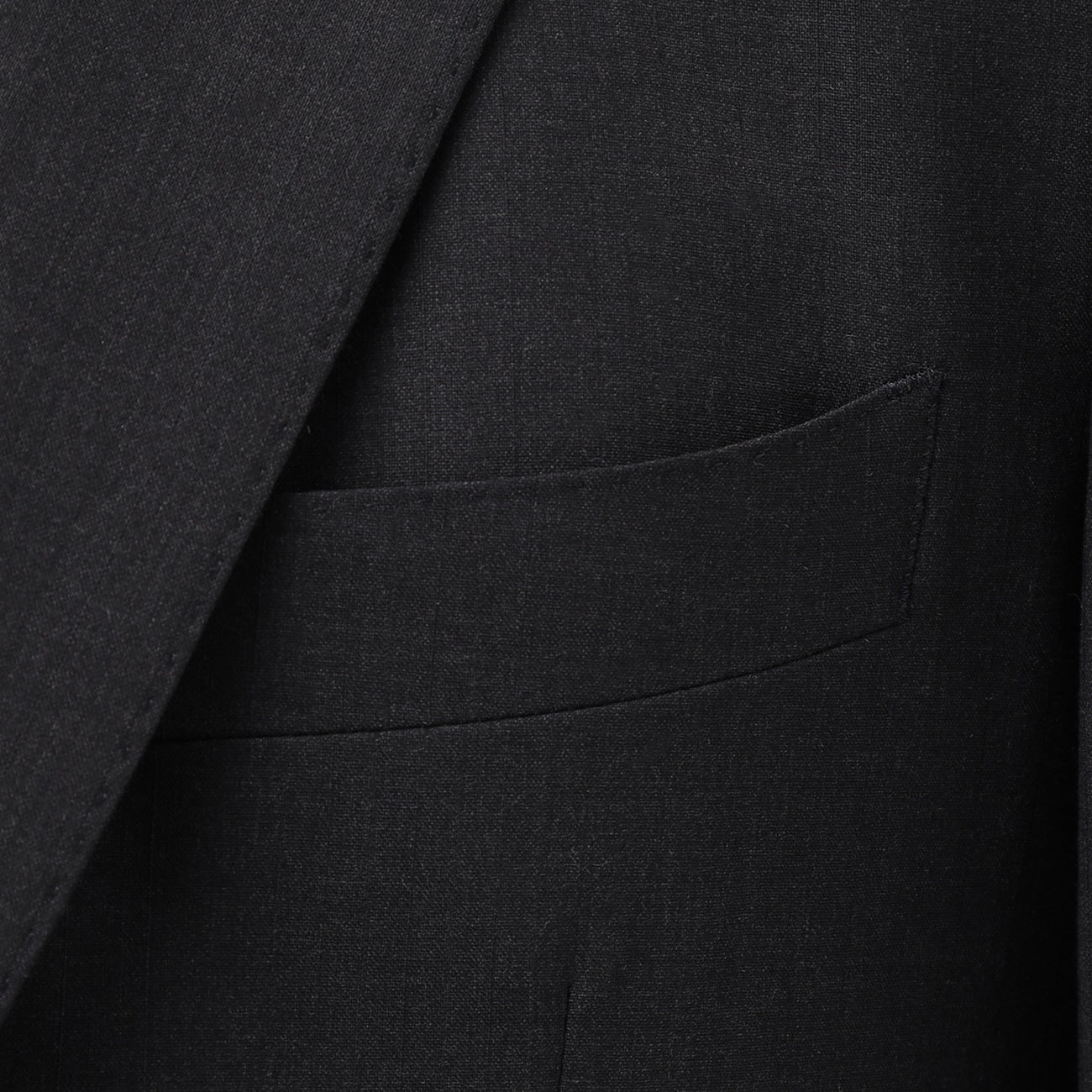 Golden Prestige Line Shadow Stripe Slim Suit - Charcoal Gray_03