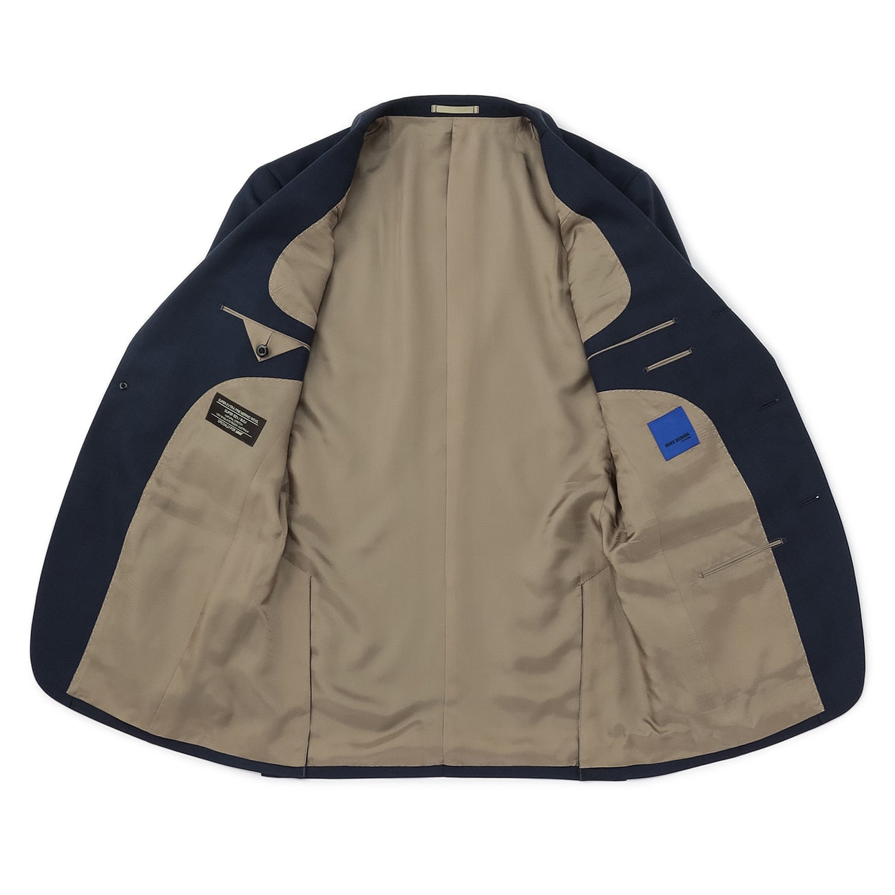 Golden Prestige Line Glen-plaid Suit -深蓝