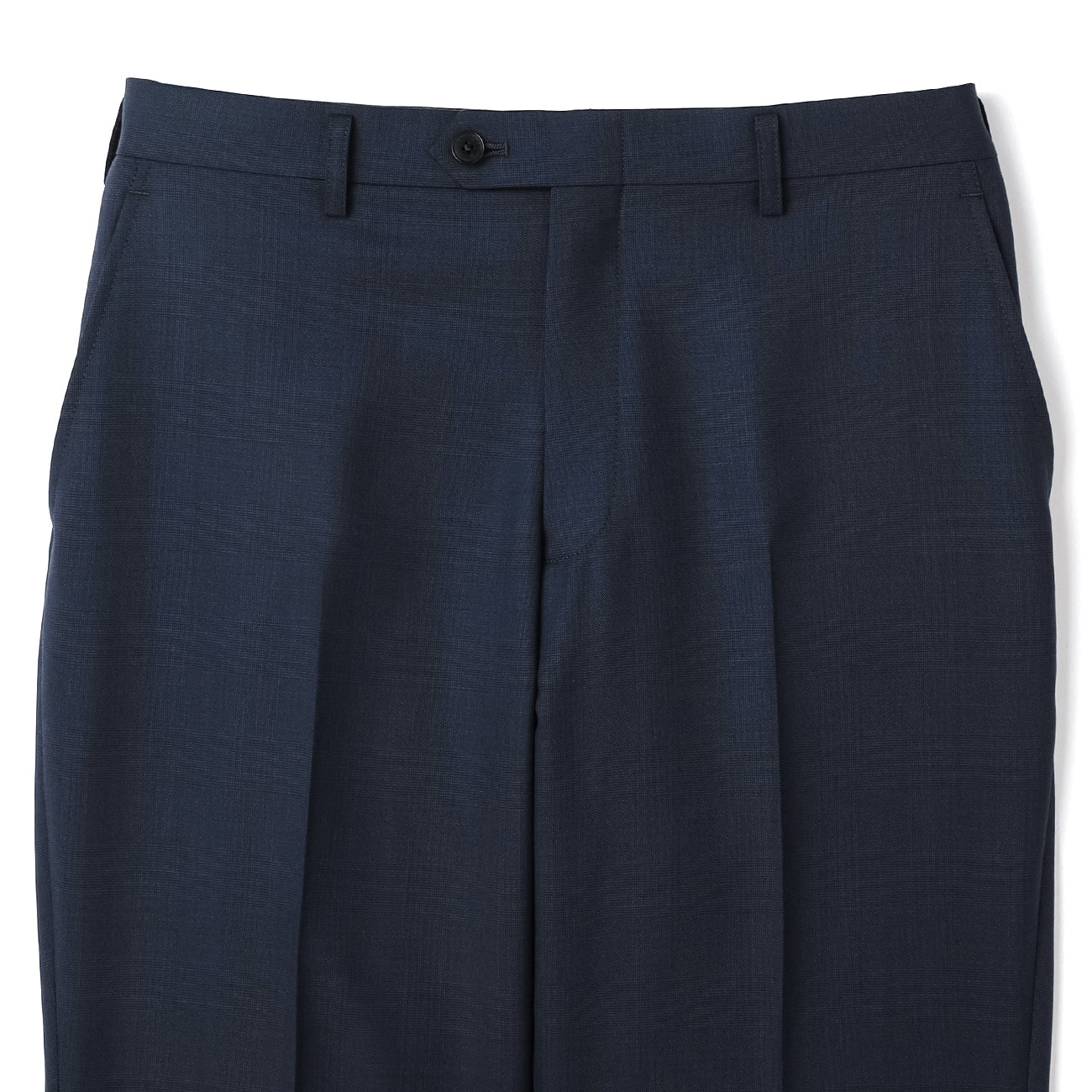 Golden Prestige Line Glen-plaid Suit -深蓝