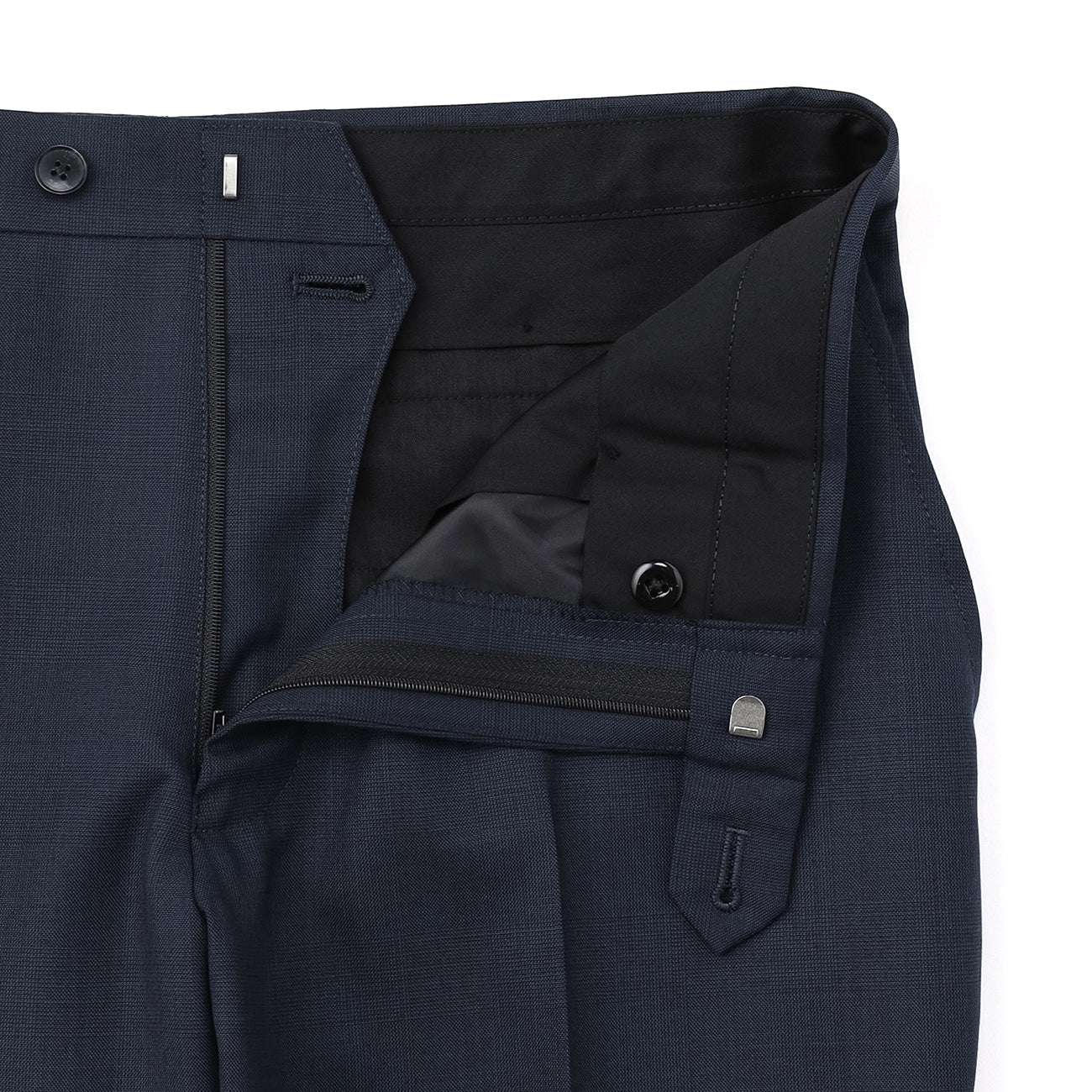 Golden Prestige Line Glen-plaid Suit -深蓝