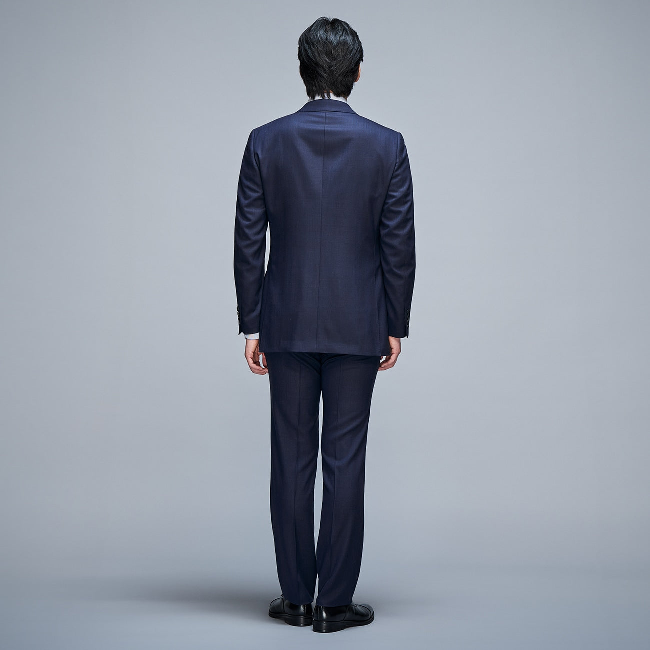 Golden Prestige Line Glen-plaid Suit -深蓝