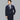 SUPER Aircool Washable Slim Fit Patterned Suit - Navy