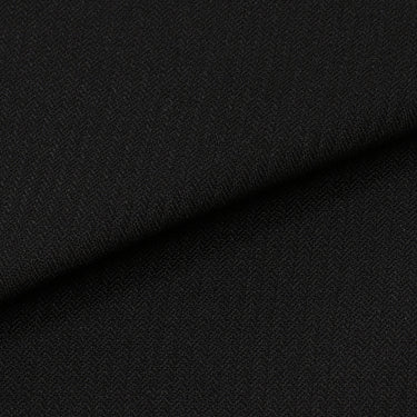 Wool Blend Shadow Stripe Slim Suit - Black_02