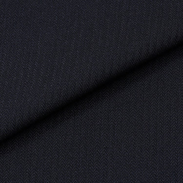 Wool Blend Shadow Stripe Slim Suit - Navy_02