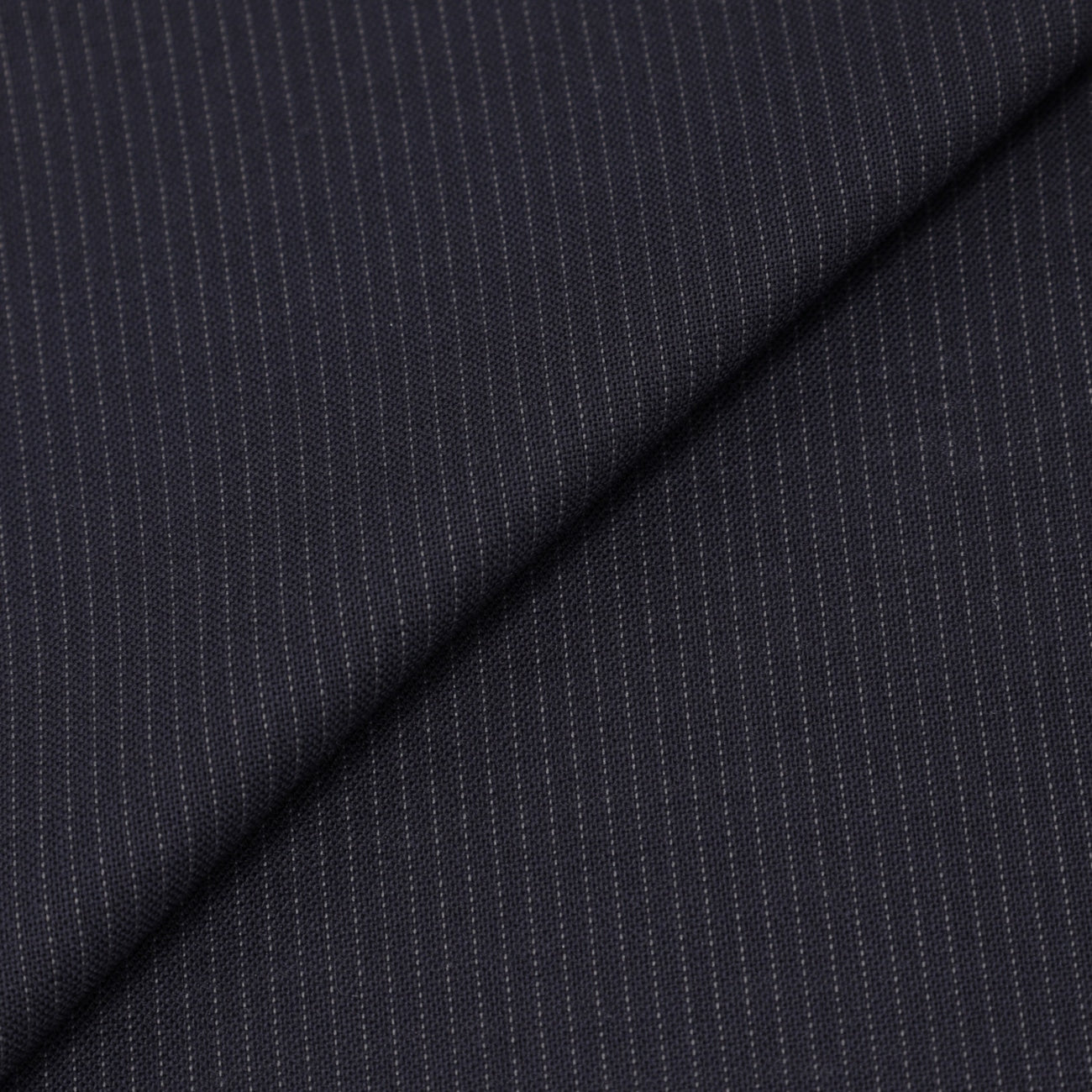 Two-pants Washable Stripe British Slim Fit Suit - Navy_02