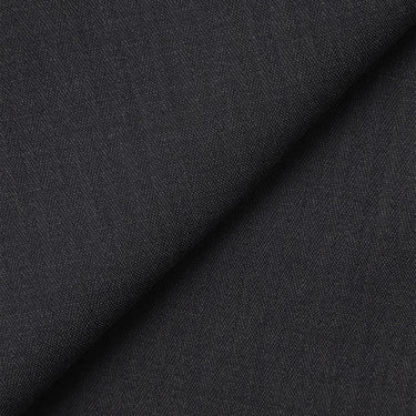 Two-pants Washable Wool Blend Gray Herringbone British Slim Suit_04