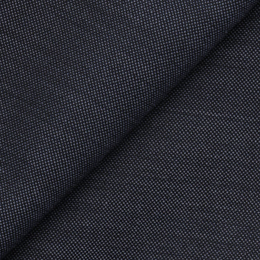 Washable Wool Blend Navy Blue British Slim Suit_05