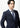 Aircool Two-pants Washable Check British Slim Fit Suit - Navy_05