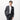 Aircool Two-pants Washable Check British Slim Fit Suit - Gray_01