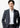Aircool Two-pants Washable Check British Slim Fit Suit - Gray_04