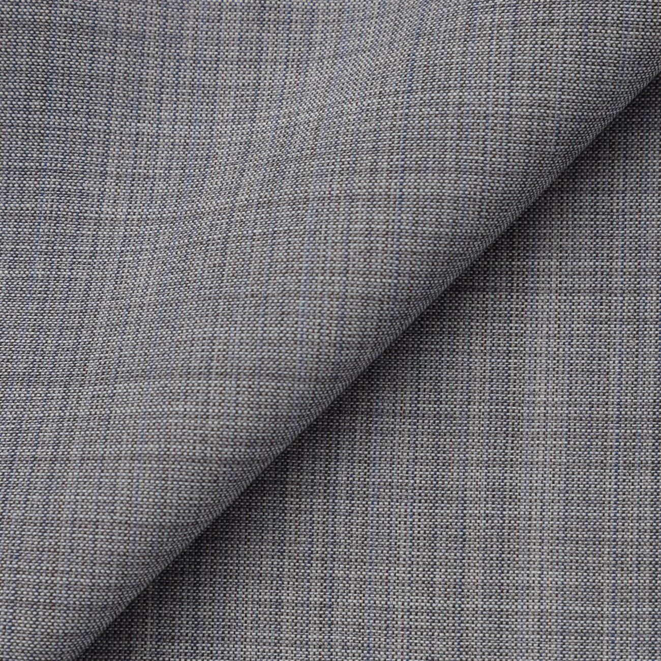 Aircool Two-pants Washable Check British Slim Fit Suit - Light Gray_02
