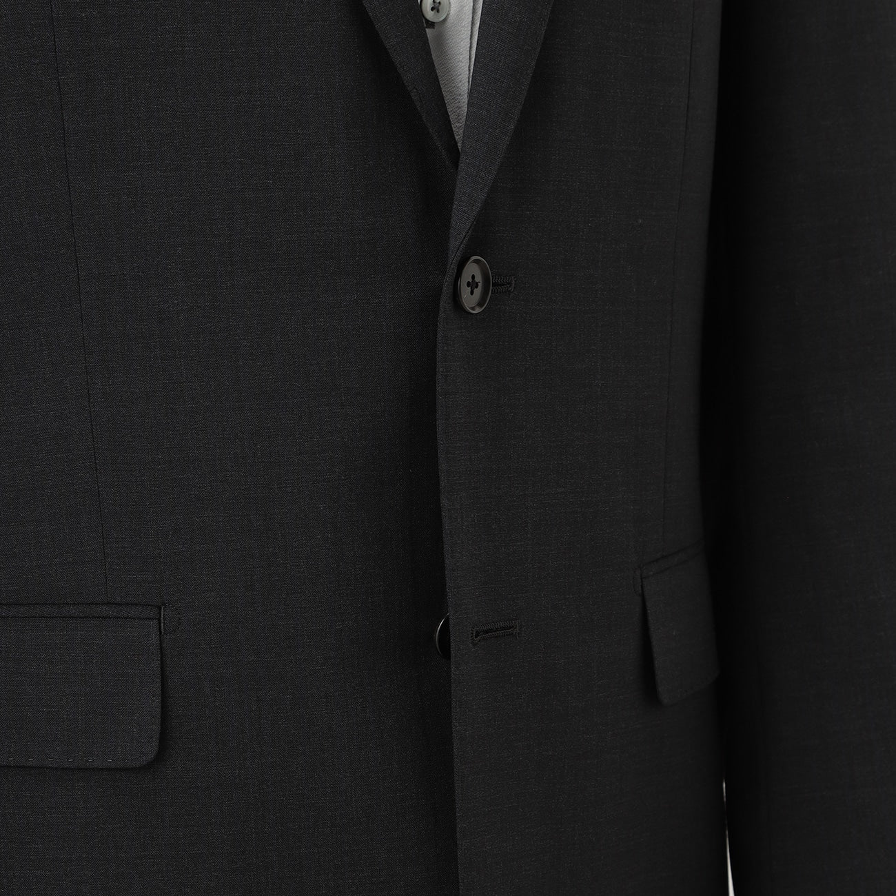 Aircool Two-pants Washable Stripe British Slim Fit Suit - Charcoal Gray_04