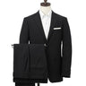 Aircool Two-pants Washable Shadow Stripe British Slim Fit Suit - Black_01