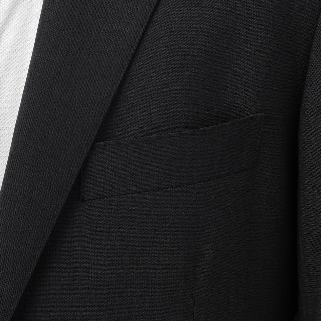 Aircool Two-pants Washable Shadow Stripe British Slim Fit Suit - Black_03