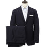 Aircool Two-pants Washable Shadow Stripe British Slim Fit Suit - Navy_01