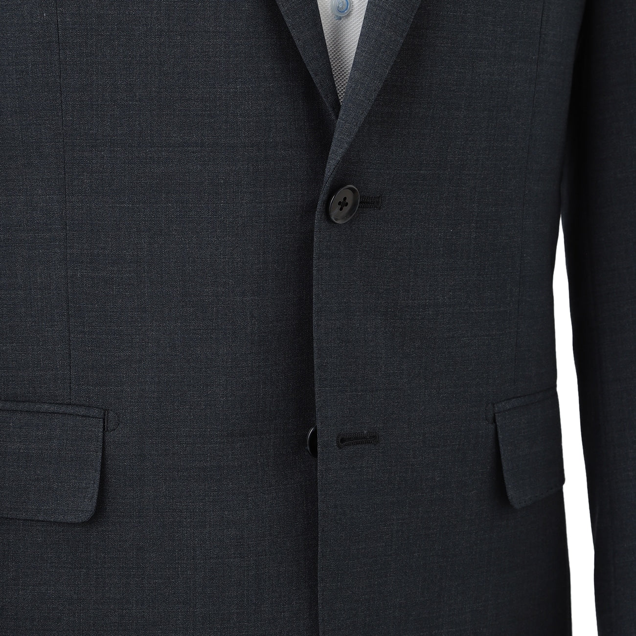 Aircool Two-pants Washable British Slim Fit Suit - Blue_04