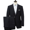Aircool Two-pants Washable Check Suit - Navy_01
