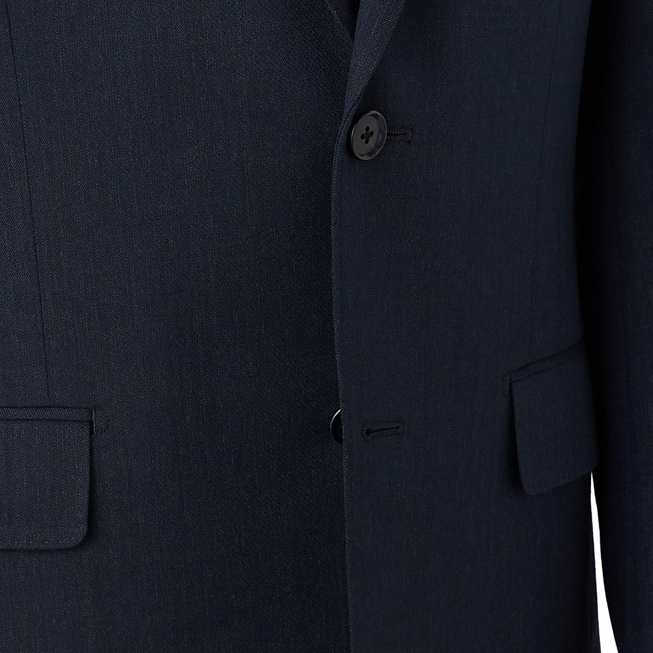 2-Pants可机洗 羊毛混纺 套装 -深蓝