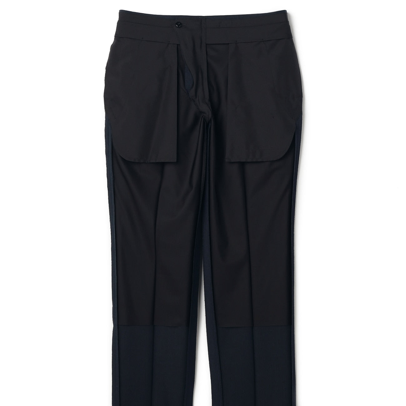 2-Pants可机洗 羊毛混纺 套装 -深蓝