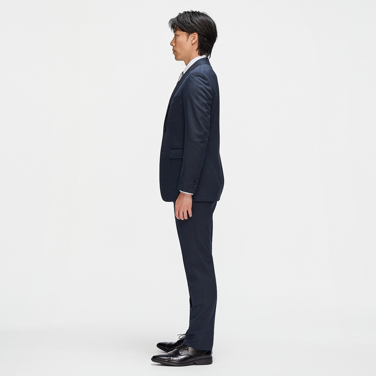 2-Pants可机洗 羊毛混纺 套装 -深蓝