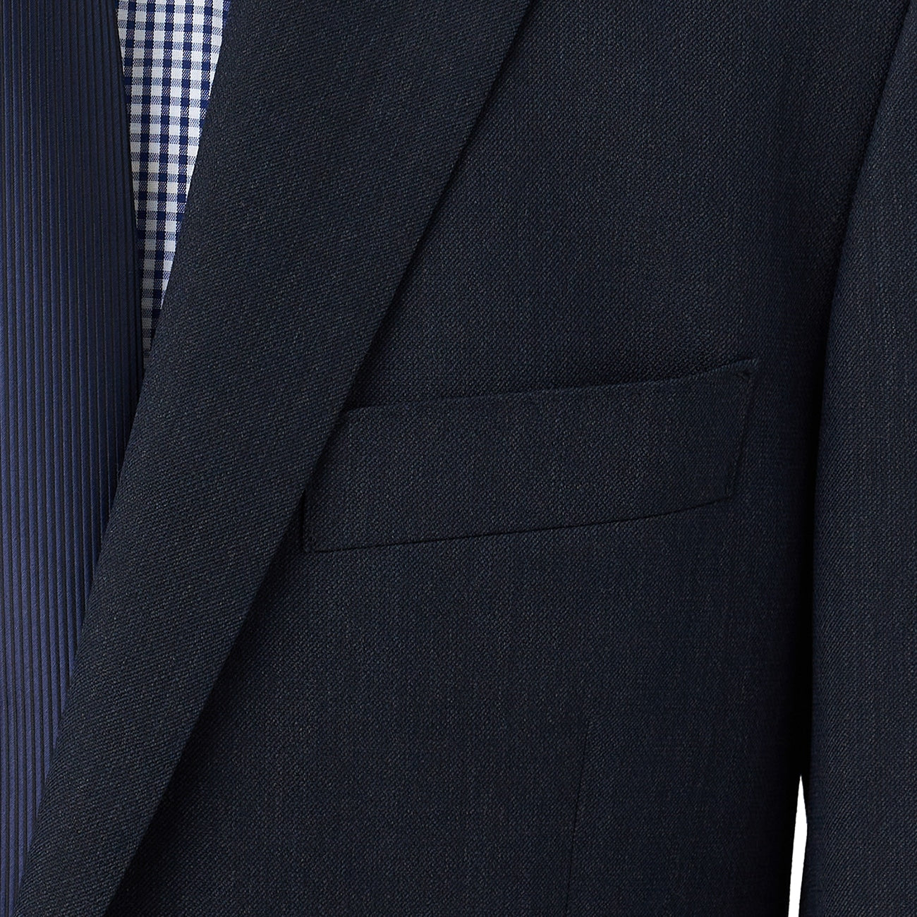 2-Pants可机洗 羊毛混纺 套装 -深蓝