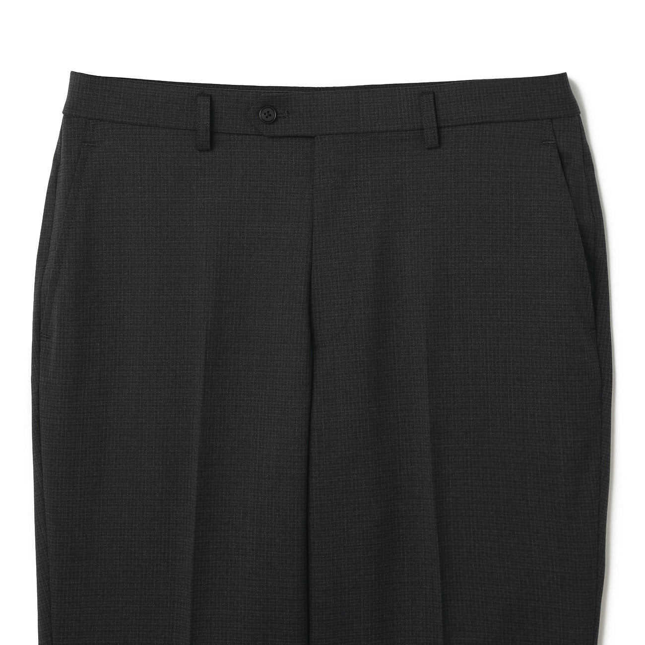 2-Pants可机洗 羊毛混纺 Micro Check Suit -浓灰 灰