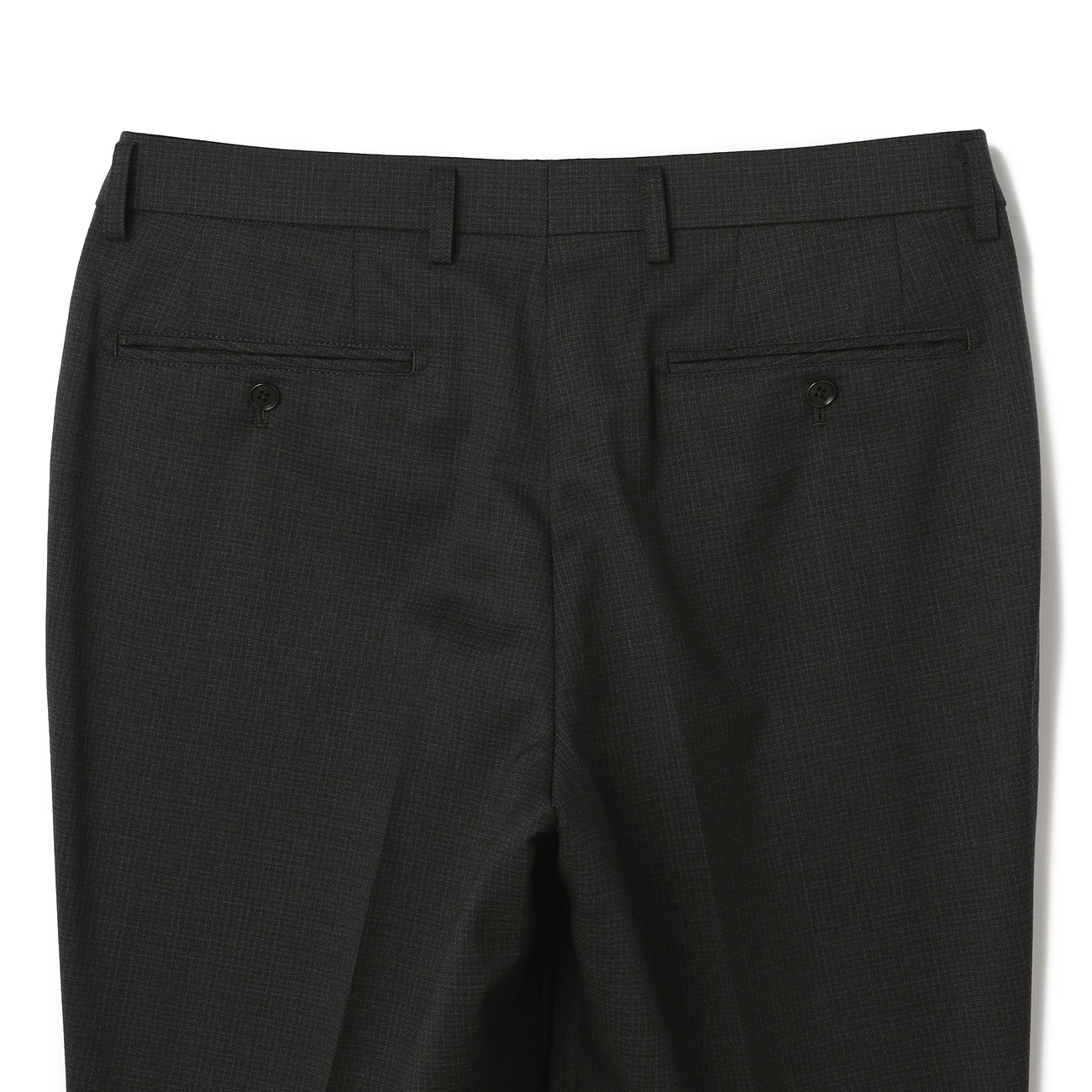 2-Pants可机洗 羊毛混纺 Micro Check Suit -浓灰 灰