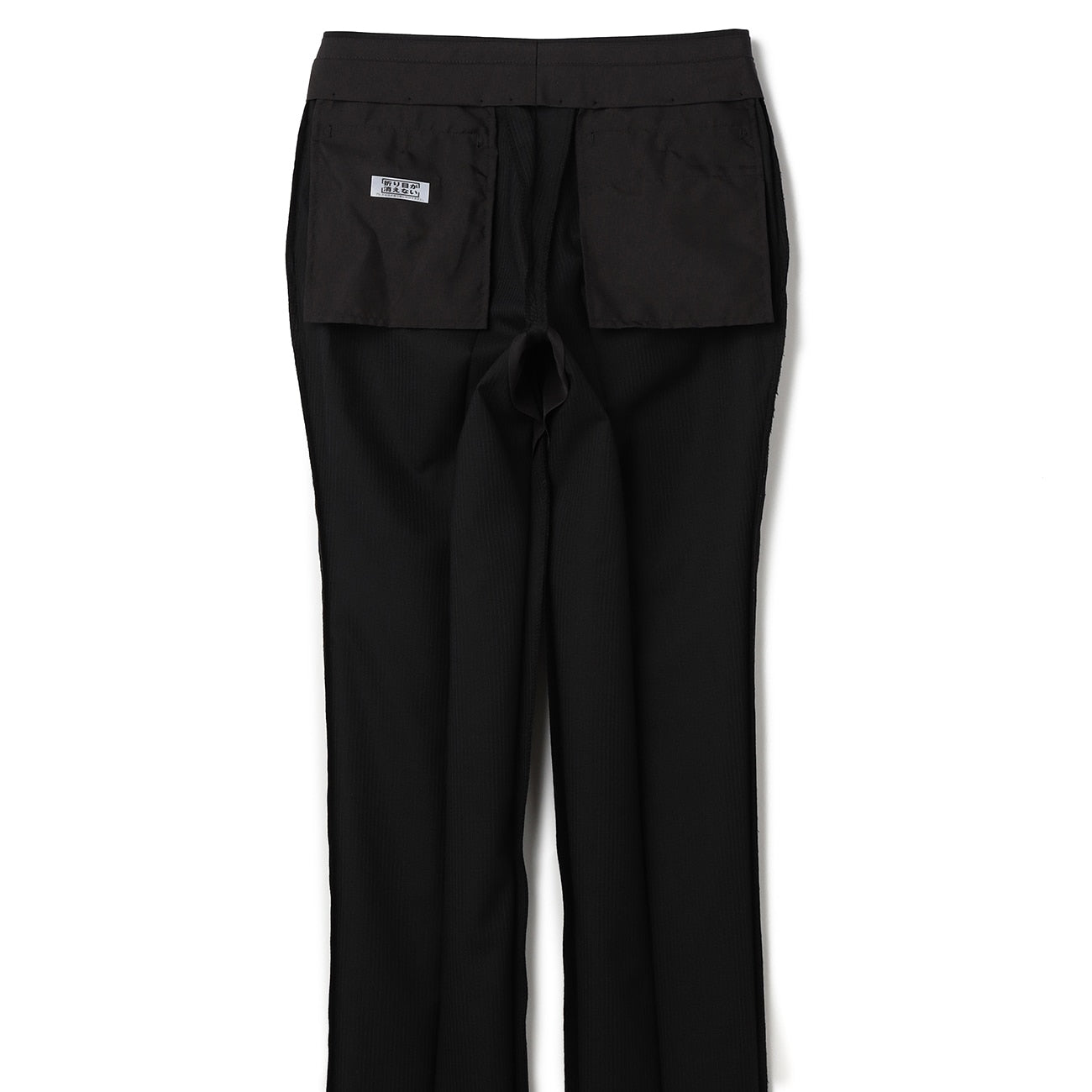 2-Pants可机洗 羊毛混纺 条纹套装 - Black_13