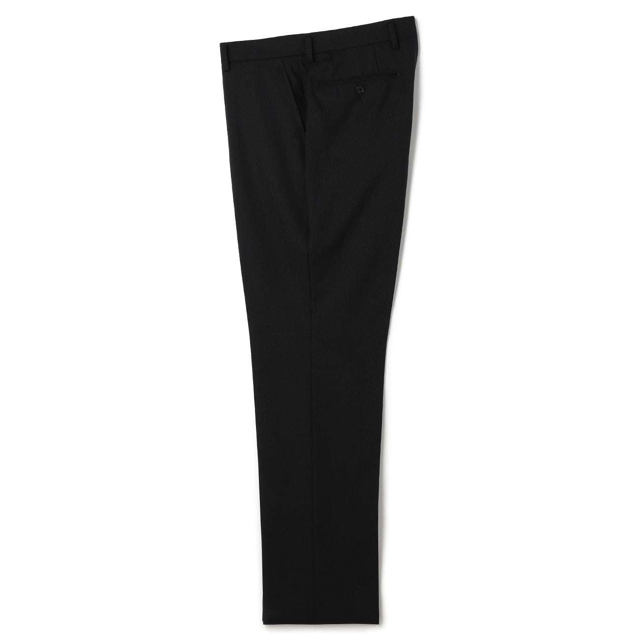 2-Pants可机洗 羊毛混纺 条纹套装 - Black_08