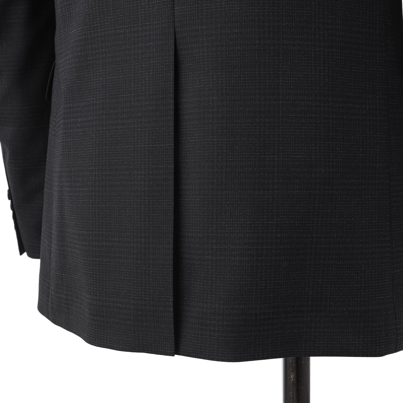 可機洗 Glen-plaid 修身西裝 -濃灰 灰