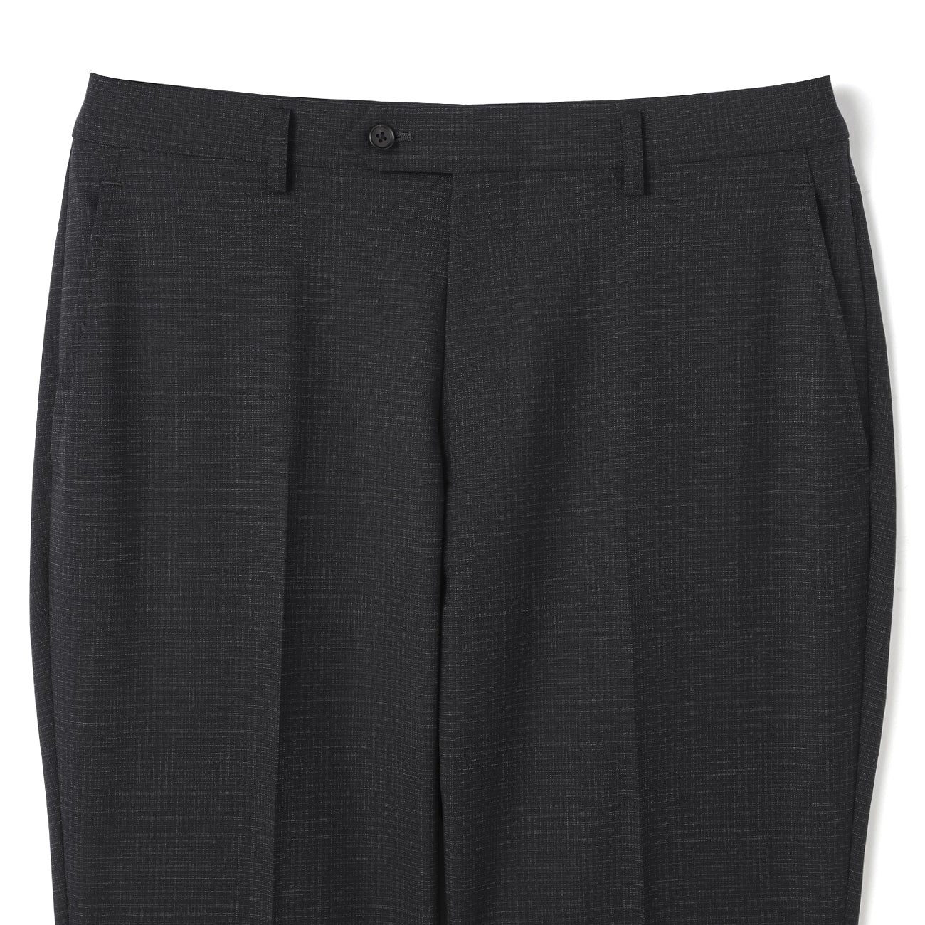 可機洗 Glen-plaid Slim Fit Suit -濃灰 灰