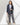 Linen-like Double Breasted Jacket - Navy_05