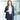Linen-like Double Breasted Jacket - Navy_02