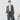 Soft Twill Stretch Tailored Jacket - Charcoal Gray_08