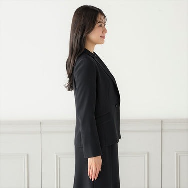 Powderly Stretch Black Tailored Jacket_05