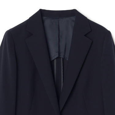 Powderly Stretch Navy Blue Tailored Jacket_10