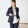 Powderly Stretch Navy Blue Tailored Jacket_01