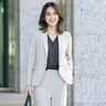 RIRANCHA Stretch Tailored Jacket - Beige_01